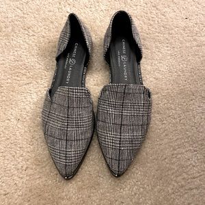 Chinese Laundry Plaid Flats
